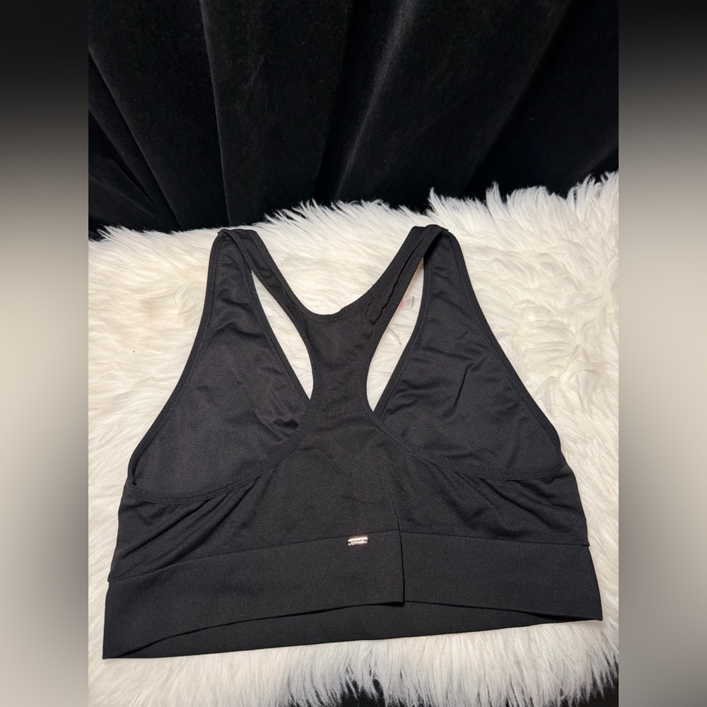 Victorias Secret Pink Black Women's Sports Bra - Picture 4 of 9